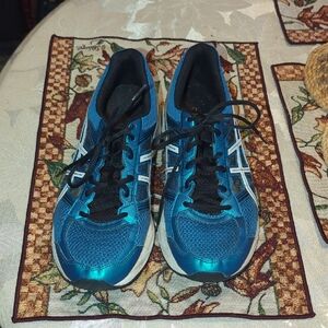 ASICS Men's Athletic Shoes in Blue and Black